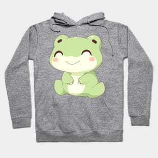 Simple drawn cute frog Hoodie